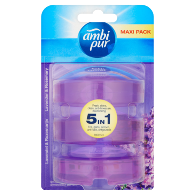 Ambi Pur Toiletblok Lavendel Navulling 3 x 55 ml
