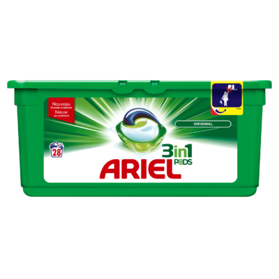 Ariel 3in1 PODS Regular Wasmiddel Capsules 28 Wasbeurten