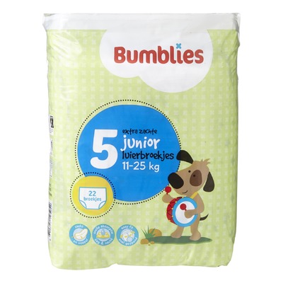 Bumblies Luierbroekjes 5 Junior 11-25 kg 22 Stuks