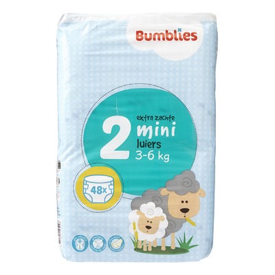 Bumblies Luiers 2 Mini 3-6 kg 48 Stuks