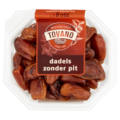 Tovano Dadels Zonder Pit 250 g