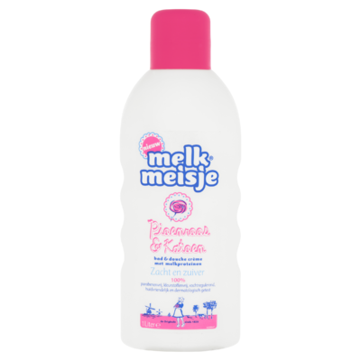 Melkmeisje Pioenroos & Katoen Bad & Douche Crème 1 Liter