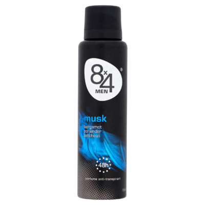 8x4 Men Musk Perfume Anti-Transpirant 150 ml