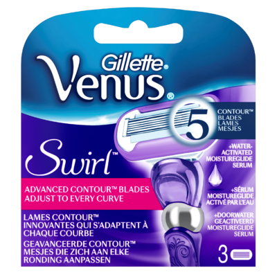 Gillette Venus Swirl Scheermesjes 3 Stuks