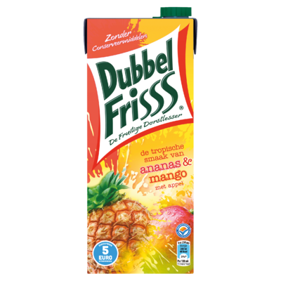 DubbelFrisss Ananas & Mango 1,5 L