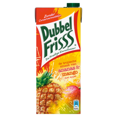 DubbelFrisss Ananas & Mango 1,5 L