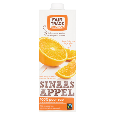 Fair Trade Original Sinaasappel Sap 1 Liter