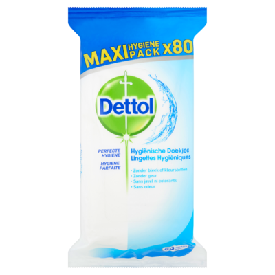 Dettol Hygiënische Doekjes Hygiene Maxi Pack 80 Stuks
