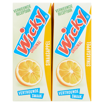 Wicky Original Sinaasappel 10 x 0,20 L