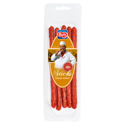 Huls Kip Sticks Droge Worst 62,5 g