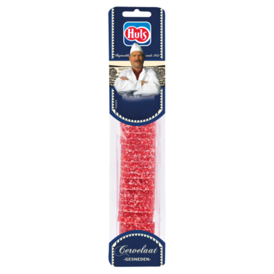 Huls gesneden worst cervelaat