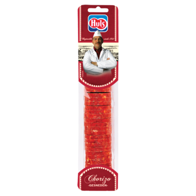 Huls gesneden worst chorizo