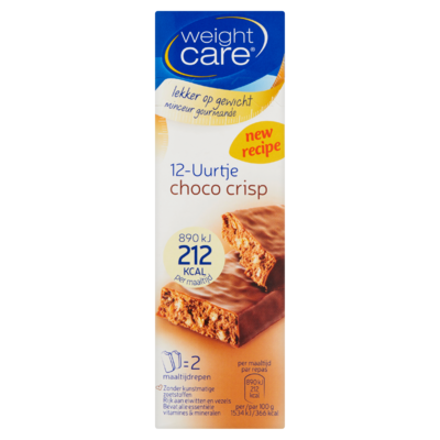 Weight Care 12-Uurtje Choco Crisp 2 x 58 g