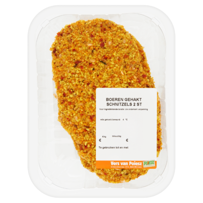Poiesz Boeren Gehakt Schnitzels 2 Stuks