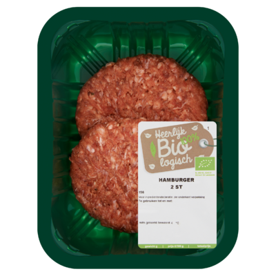 Biologisch Hamburger 2 Stuks