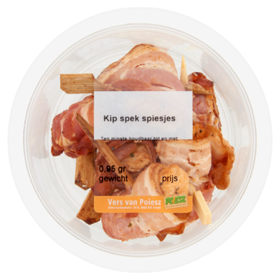 Poiesz Kip Spek Spiesjes 0,95 g
