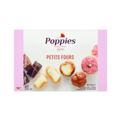 Poppies Petits Fours 12 Stuks