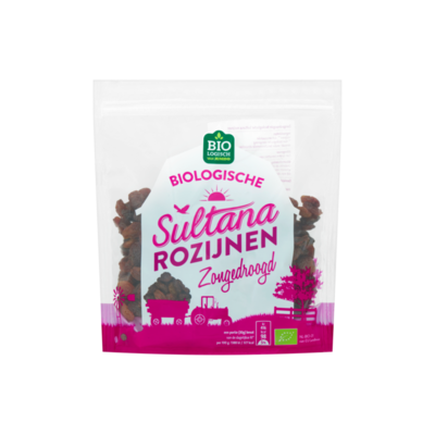 Huismerk Biologische Sultana Rozijnen Zongedroogd