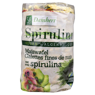 Damhert Maiswafel spirulina algen