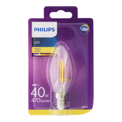 Philips Lamp LED classic 40W kleine fitting