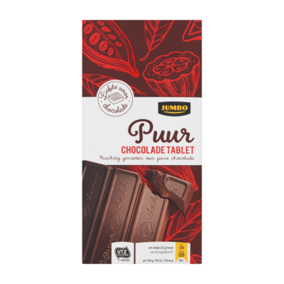 Huismerk Puur Chocolade Tablet