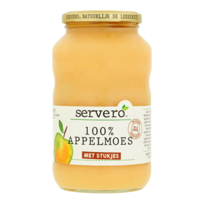 Servero 100% Appelmoes Met Stukjes