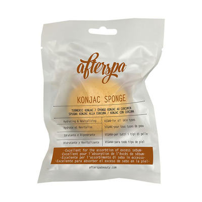 AfterSpa Konjac sponge turmeric