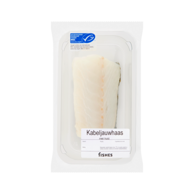 Fishes Kabeljauwhaas met Huid