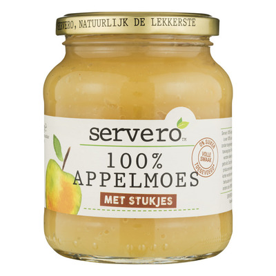 Servero 100% Appelmoes met stukjes