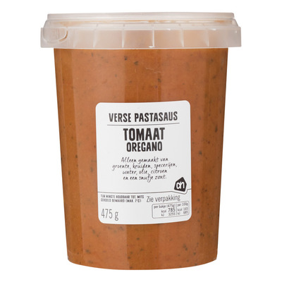 Huismerk Verse pastasaus tomaat oregano