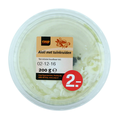Coop Aioli Met Tuinkruiden Pl