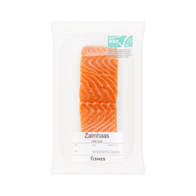 Fishes Zalmhaas met Huid