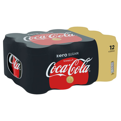 Coca-Cola Zero sugar vanilla blik