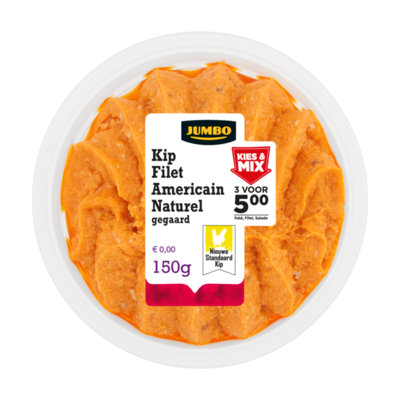 Huismerk Nieuwe Standaard Kip Filet Americain Naturel Gegaard