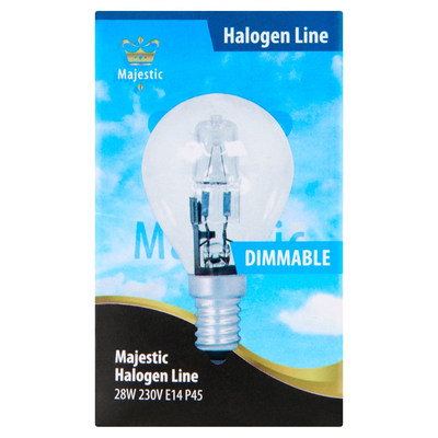Majestic Halogeen Kogellamp 28W E14