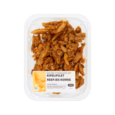 Huismerk Nieuwe Standaard Kip Kipdijfilet Reepjes Kerrie