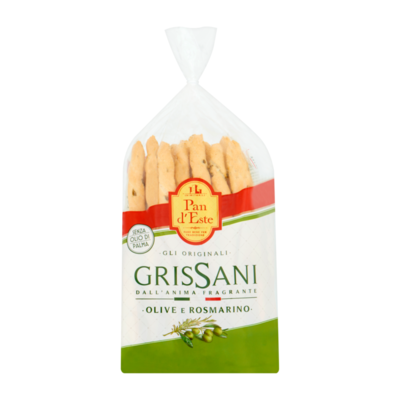 Pan d'Este Grissini Broodsticks Olijven & Rozemarijn
