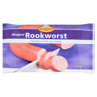 Slagershuis Magere Rookworst 225 g