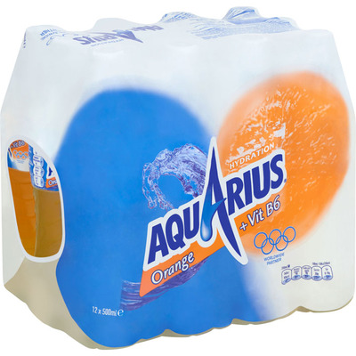 Aquarius Orange met sportdop tray