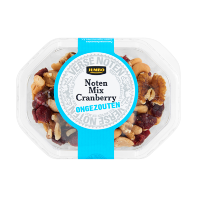 Huismerk Noten Mix Cranberry Ongezouten