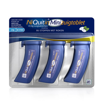 Niquitin Minimint zuigtabletten 4 mg