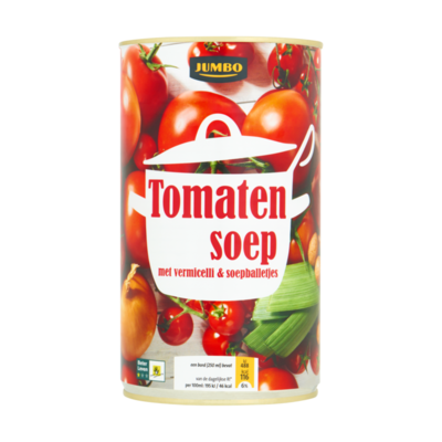 Huismerk Tomatensoep met Vermicelli & Soepballetjes