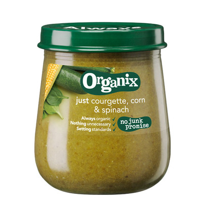 Organix Courgette, maïs & spinazie 6+ mnd