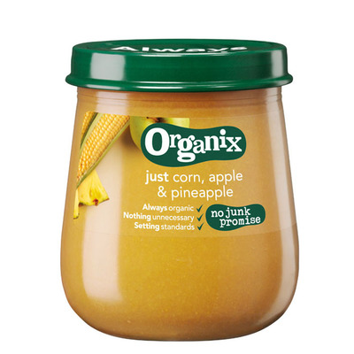 Organix Maïs, appel & ananas 6+ mnd