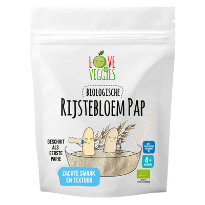 Love my veggies Rijstebloem pap 4m
