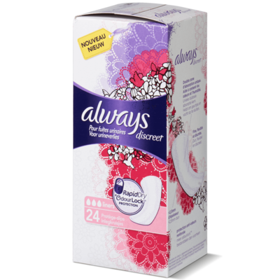 Always Discreet liners