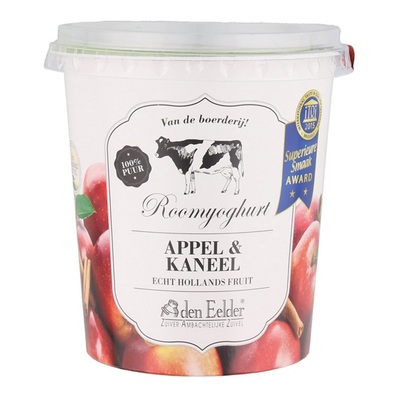Den Eelder roomyoghurt appel kaneel