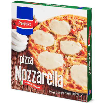 Perfekt pizza mozzarella krokant