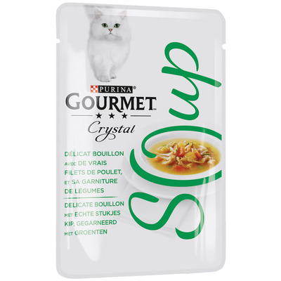 Gourmet Crystal soup met kip en groente