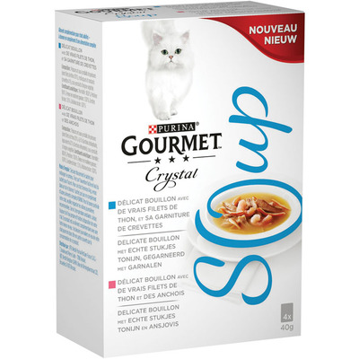 Gourmet Crystal Soup o.a. met tonijn & garnaal